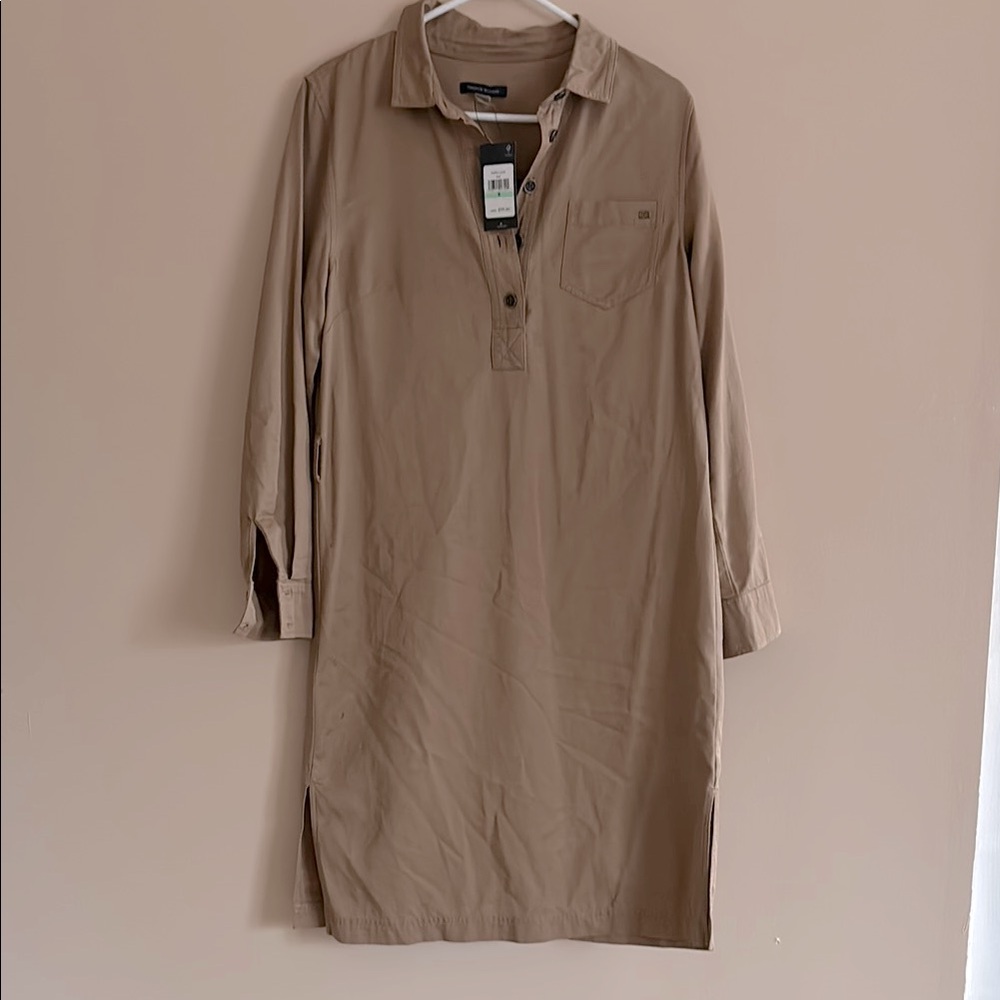 Tommy Hilfiger Tan Shirt Dress